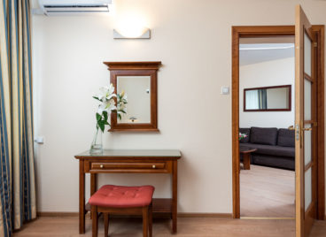 Pokój hotelowy w dawnym Hotelu Maria w Warszawie