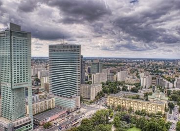 Widok na centrum Warszawy