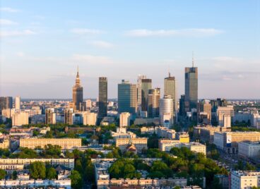 Widok panoramiczny na Warszawę